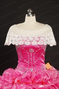 2014 Cheap Net Wedding Party Wrap in White