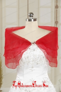 2014 New Style Beading Shawls in Red