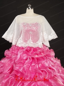 Lace Scoop Beading Organza Shawls for Spring
