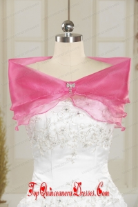 Pretty Rose Pink Wedding Party Shawls for 2014