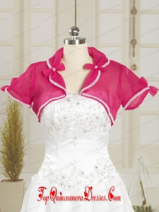 Elegant Red Wedding Party Shawls with Beading
