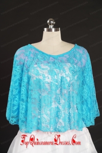 Lace Beading Hot Sale 2014 Wraps for Baby Blue