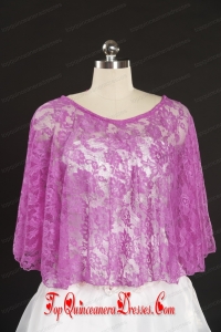 Summer Beading Lace Pink Hot Sale Wraps for 2014