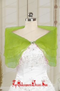 2014 Olive Green New Style Beading Shawls