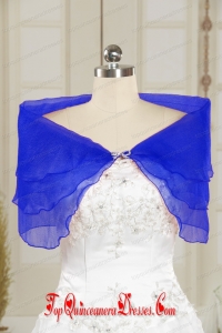 New Style Beading 2014 Shawls in Royal Blue