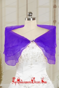 New Style Beading Purple Shawls for 2014