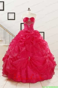 Perfect Sweetheart Quinceanera Dresses with Appliques for 2015