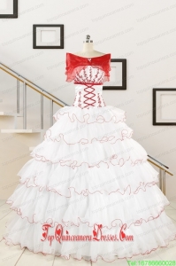 Popular White Sweet 16 Dresses with Appliques