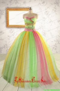 Elegant Sweet 16 Dresses in Multi Color for 2015