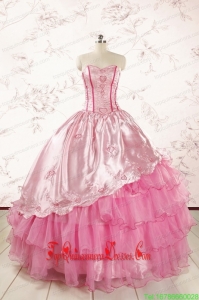 Custom Made Sweetheart Quinceanera Dresses for 2015