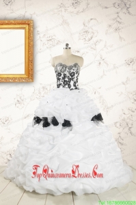 Custom Made Sweet 15 Dresses Hand Made Flowers for 2015