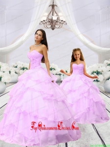 New Arrival Beading and Ruching Pink Princesita Dress for 2015