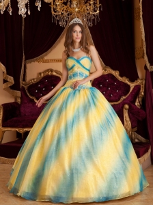 Low price Ombre Color Quinceanera Dress Sweetheart