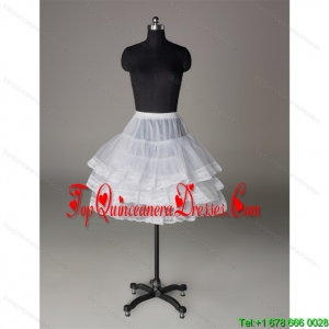 Custom Made Organza Mini-length Prom Petticoat with Lace