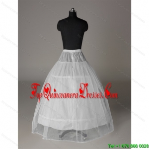 Modest Organza Ball Gown Floor-length White Petticoat