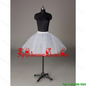 Most Popular Organza Ball Gown Mini-Length Petticoat in White