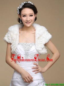 Open Front 2015 Wonderful Shawls in White
