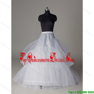 Popular Organza A Line 3 Layers White Petticoat