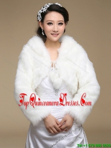 Long Sleeves 2015 Popular Shawls in White