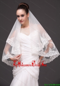 Lace Tulle Popular Bridal Veils For Wedding