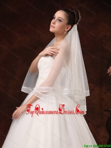 Two-tier Pretty Organza Veil For Wedding