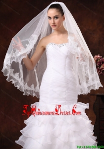 Lace Tulle Graceful Bridal Veils For Wedding