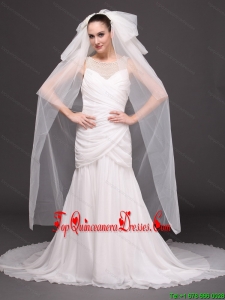 Tulle Four-tier Bridal Veil For Wedding