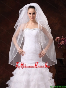 Beautiful Four-tier Organza Wedding Veil