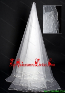 Multilayer Organza Modest Bridal / Wedding Veil