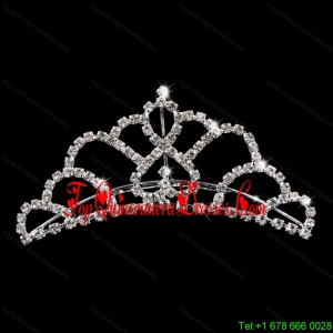 Princess Tiara With Delicate Rhinestone Accents