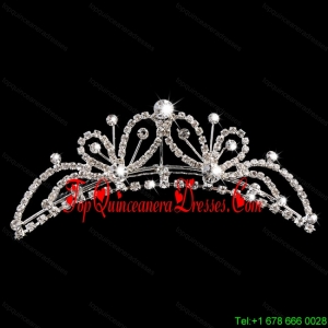 Beautiful Butterfly Tiara With Rhinestone Adorned