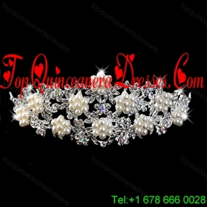 Exclusive Imitation Pear With Alloy Wedding Tiara