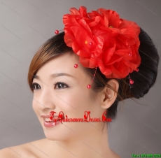 Red Imitation Pearls Headpieces For Party