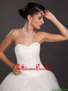 Shimmering Ladies Imitation Pearl Necklace and Earrings Jewelry Set