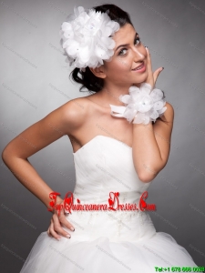 Organza Headpieces Hand Made Flowers Wedding Wrist Corsage