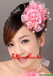 Beautiful Tulle Hand Made Flowers Beading Hairpins Birdcage Veils