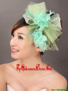 Colorful Tulle Beaded Wedding Fascinators