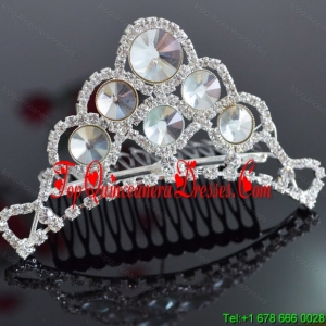 Custom Made Tiara With Beaded Decorate