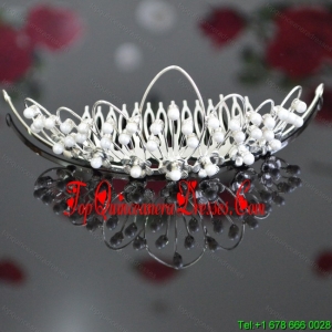 Imitation Pearls Decorate Beautiful Tiara