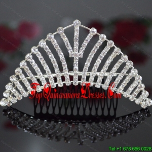 Lovely Alloy With Rhinestone Tiara