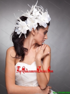 Lovely Headpieces Organza Hand Made Flowers