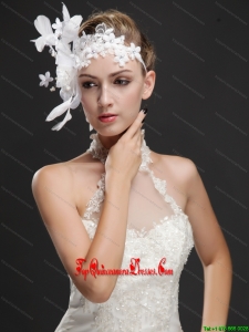 Elegant Feather Beaded Flowers Ribbons Women Fascinators