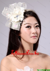 Cute Tulle Fascinators Hairband With Beading And Ribbons