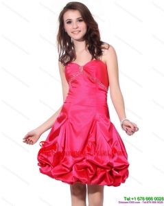 Fashionable Sweetheart Pretty Damas Dresses with Pick Ups and Beading