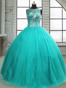 High End Sleeveless Beading Lace Up Sweet 16 Quinceanera Dress