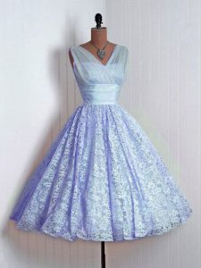 Sleeveless Lace Lace Up Quinceanera Court Dresses