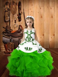 Sleeveless Organza Lace Up Kids Formal Wear for Sweet 16 and Quinceanera