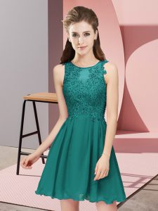 Fabulous Sleeveless Appliques Zipper Court Dresses for Sweet 16