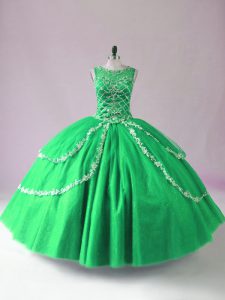 Stylish Sleeveless Beading Zipper Quinceanera Dress