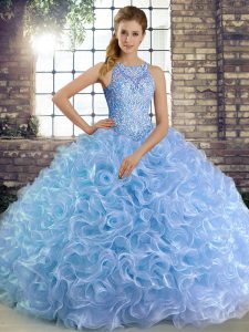 Fantastic Sleeveless Beading Lace Up Sweet 16 Dresses